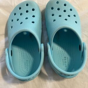 Kids Light Blue Crocs Clogs size C9